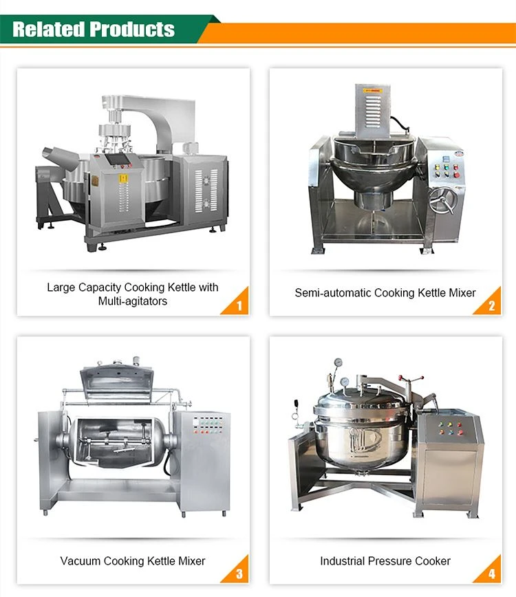 Vacuum Cooking Pot for Fruit Jam Concentration